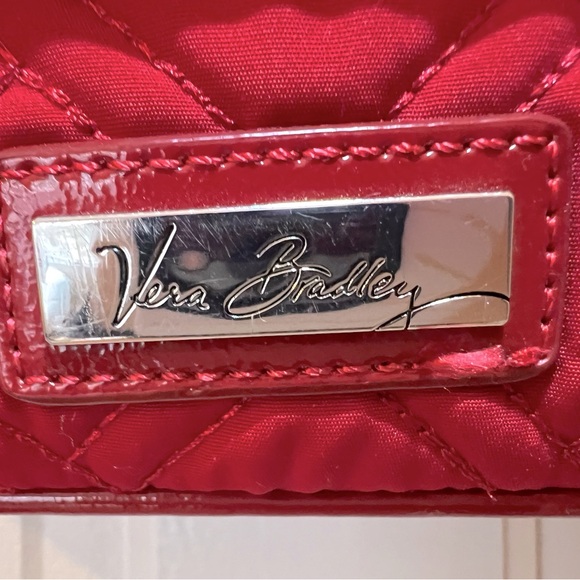 Vera Bradley Microfiber Quilted Pattern Crossbody Purse,
Tango Red, EUC - Picture 5 of 6